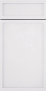 Gramercy White cabinet door sample
