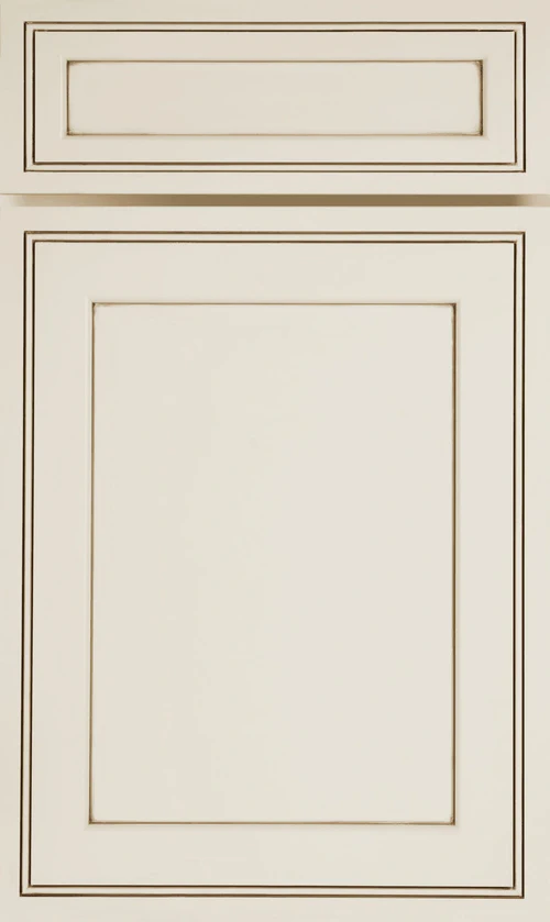Antique White Glazed cabinet door sample