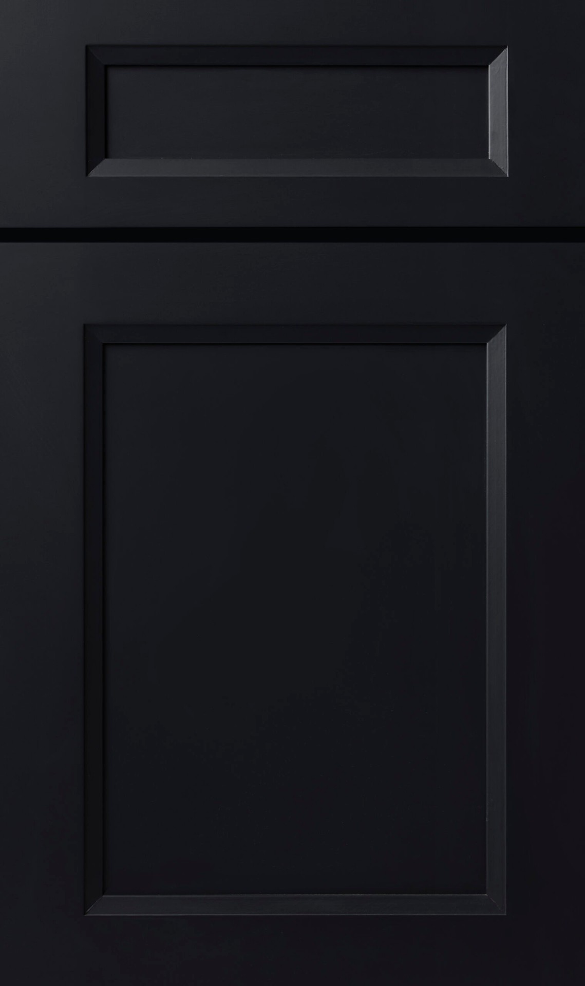 Deep Black cabinet door sample