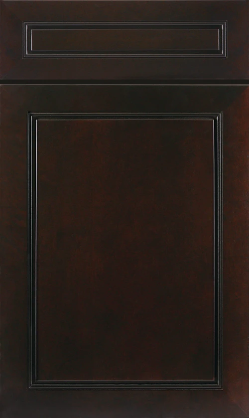 Chocolate cabinet door sample