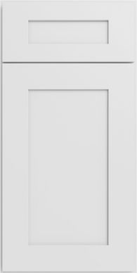 Ice White Shaker cabinet door sample