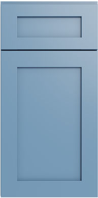 XTerra Blue Shaker cabinet door sample